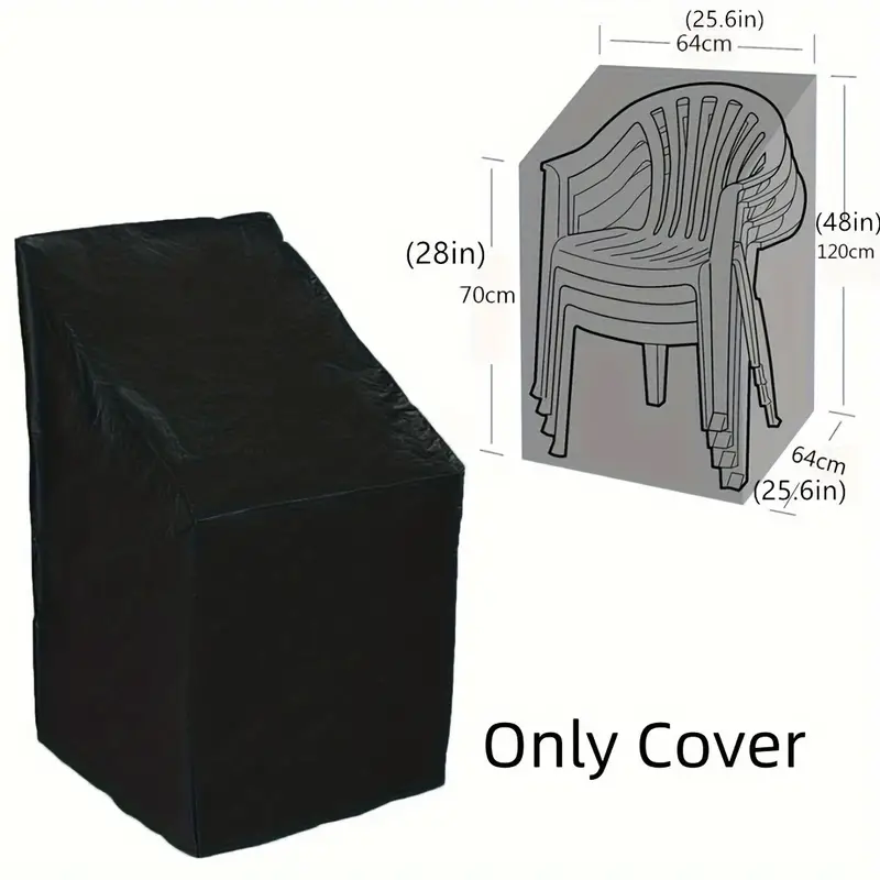 Outdoor Furniture Varnish - Heavy Duty Stackable Chair Cover, Waterproof
