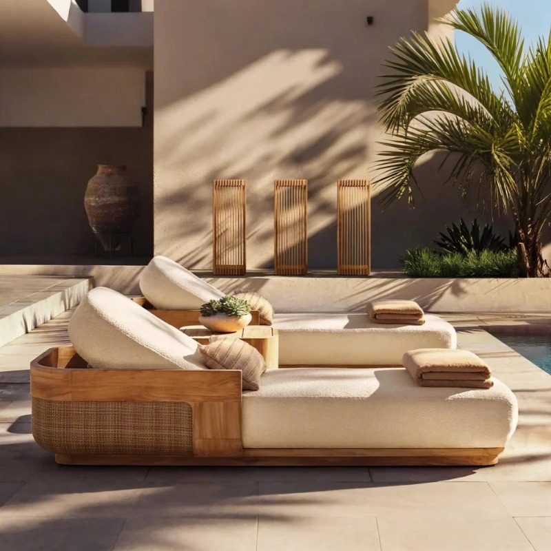 Sun Beach Lounge Chair & Daybe - Outdoor Furniture Lounge Set recension och pris