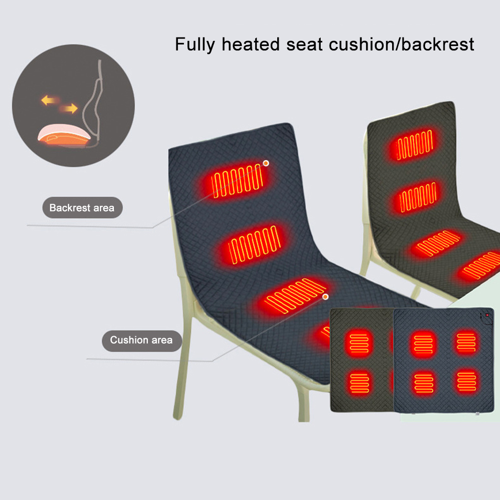 4 Heated Areas Camping Chair H - Outdoor Furniture No Cushions recension och pris