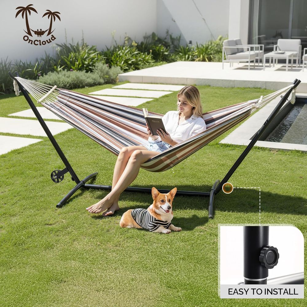 Heavy Duty 550 LBS Hammock wit - Hammock With Stand recension och pris