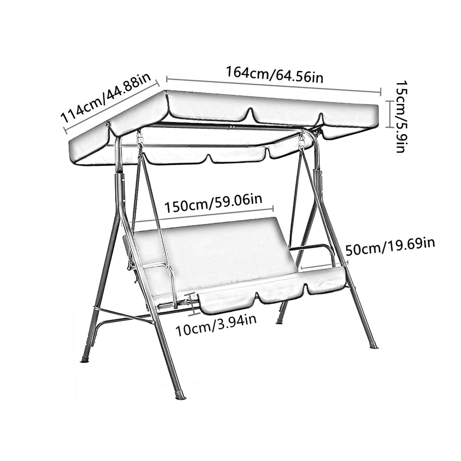 Patio Swing Canopy Rainproof w - Outdoor Furniture Bali recension och pris