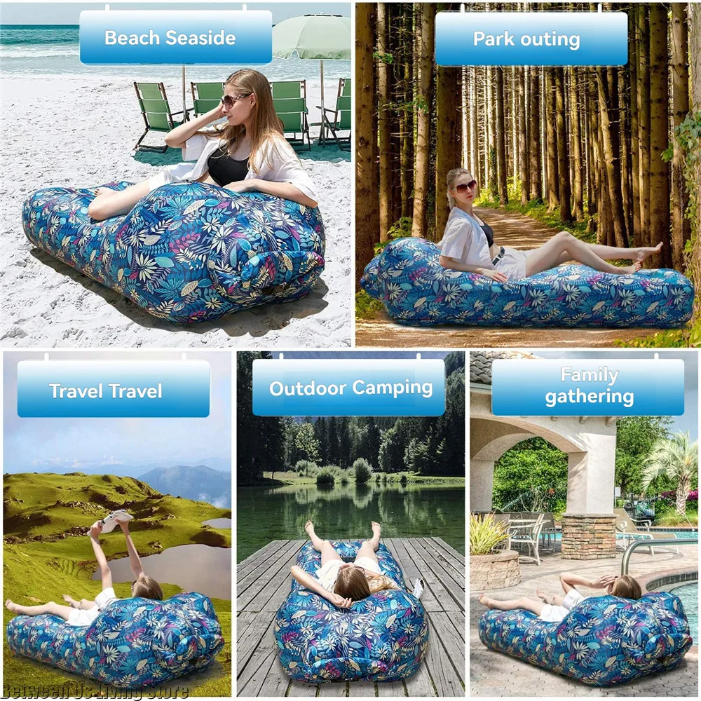 Luxury Inflatable Sofa Bed - E - Outdoor Furniture Lounge Set recension och pris