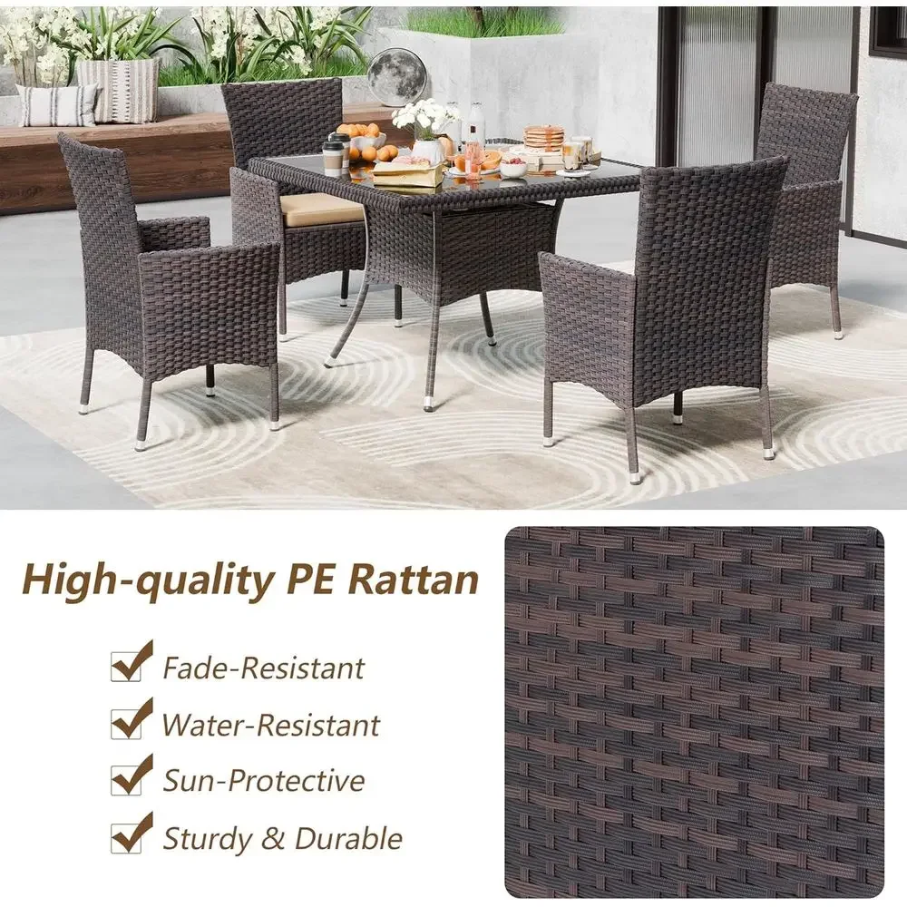 15-Piece Outdoor Dining Set wi - Outdoor Furniture Lounge Set recension och pris