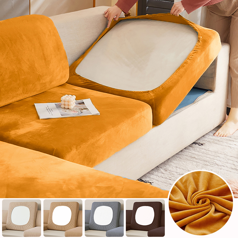 Elastic Velvet Sofa Seat Cushi - Outdoor Furniture No Cushions recension och pris