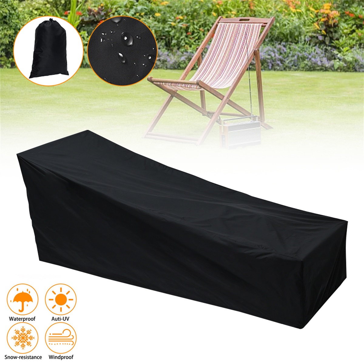 Outdoor Garden Sunbed Cover Su - Outdoor Furniture Lounge Set recension och pris