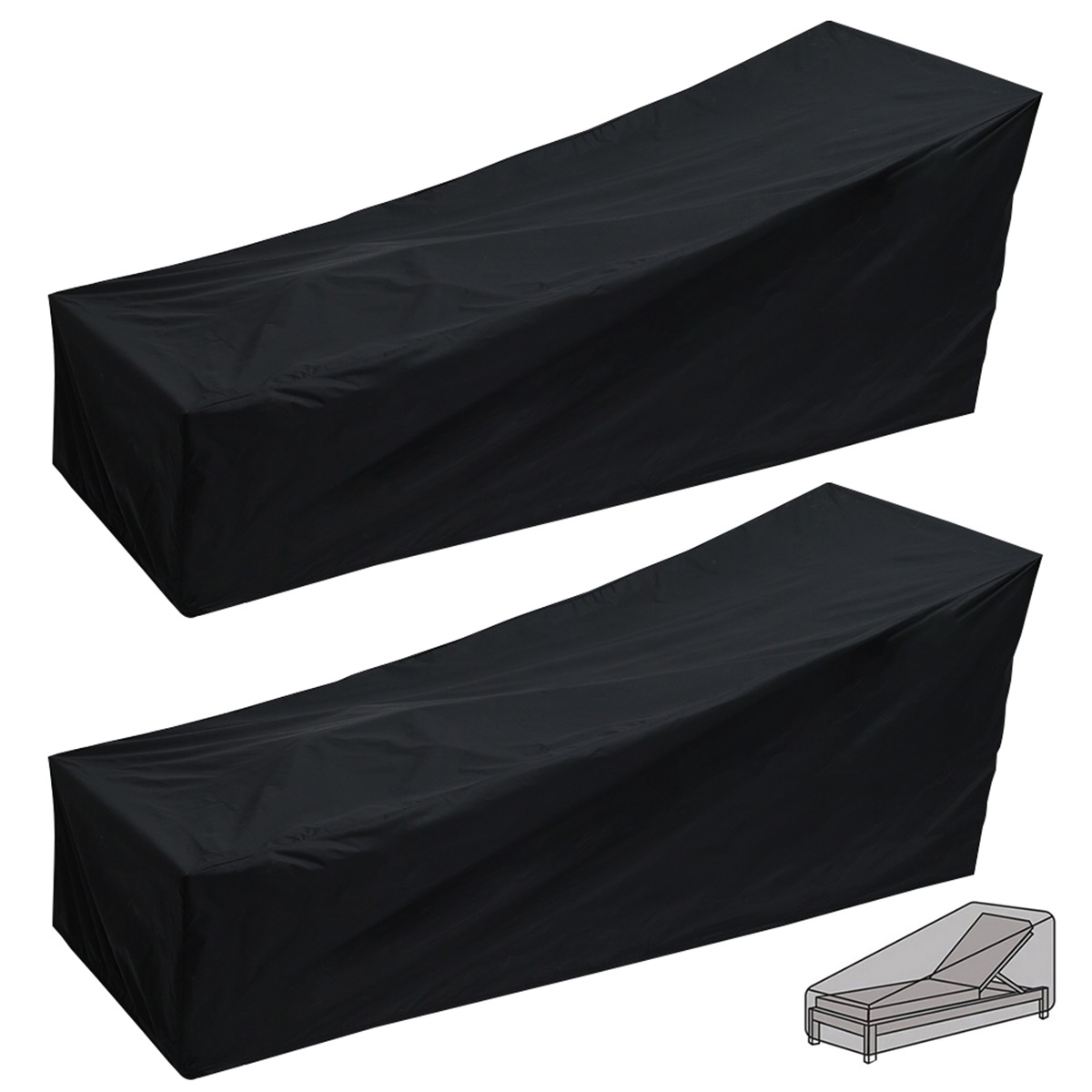 Outdoor Garden Sunbed Cover Su - Outdoor Furniture Lounge Set recension och pris