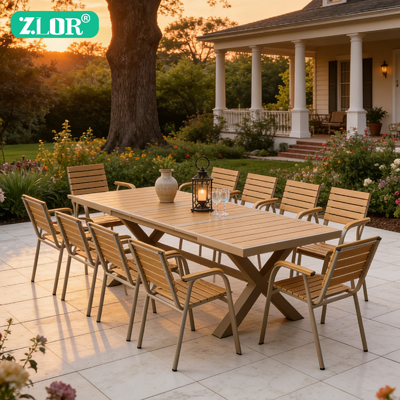 Modern Aluminum Frame Outdoor  - Outdoor Furniture No Cushions recension och pris