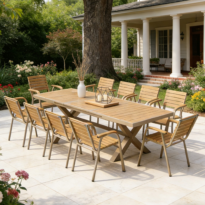 Modern Aluminum Frame Outdoor  - Outdoor Furniture No Cushions recension och pris