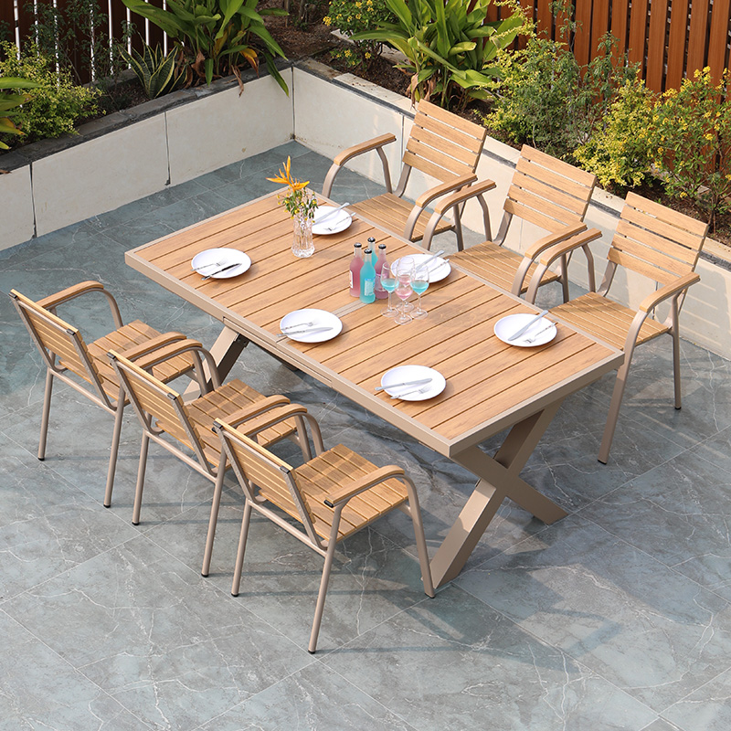 Modern Aluminum Frame Outdoor  - Outdoor Furniture No Cushions recension och pris