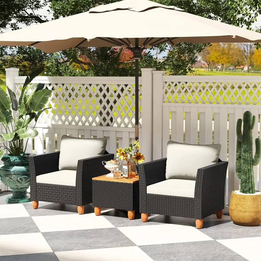 3-Piece Outdoor Patio Furnitur - Outdoor Furniture Lounge Set recension och pris