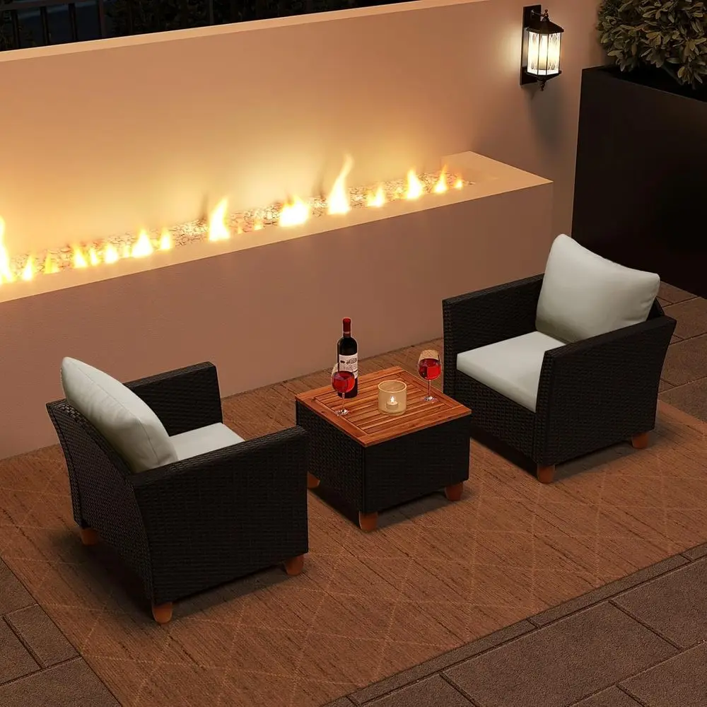 3-Piece Outdoor Patio Furnitur - Outdoor Furniture Lounge Set recension och pris