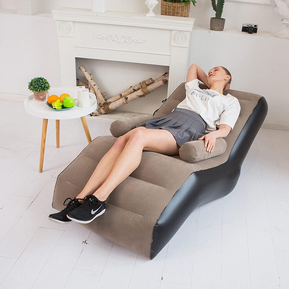 Folding Lazy Sofa,Inflatable L - Outdoor Furniture Lounge Set recension och pris