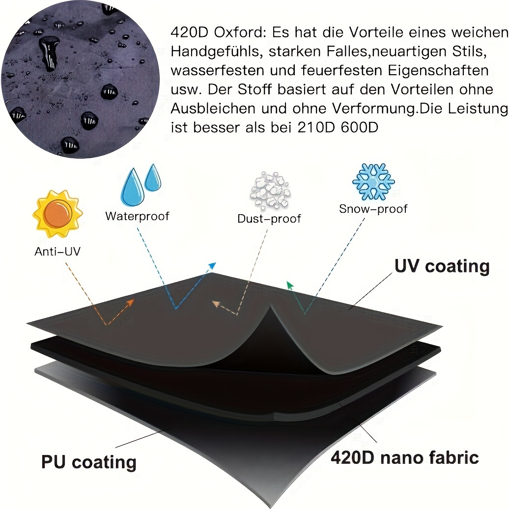 Black Outdoor Furniture Cover, - Outdoor Furniture Used recension och pris